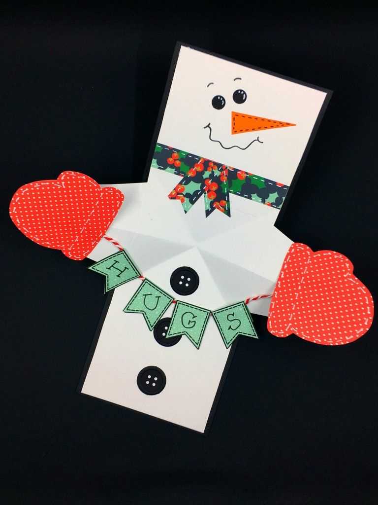 Snowman Twist And Pop Card | Christmas | Diy Christmas Cards In Diy Christmas Card Templates