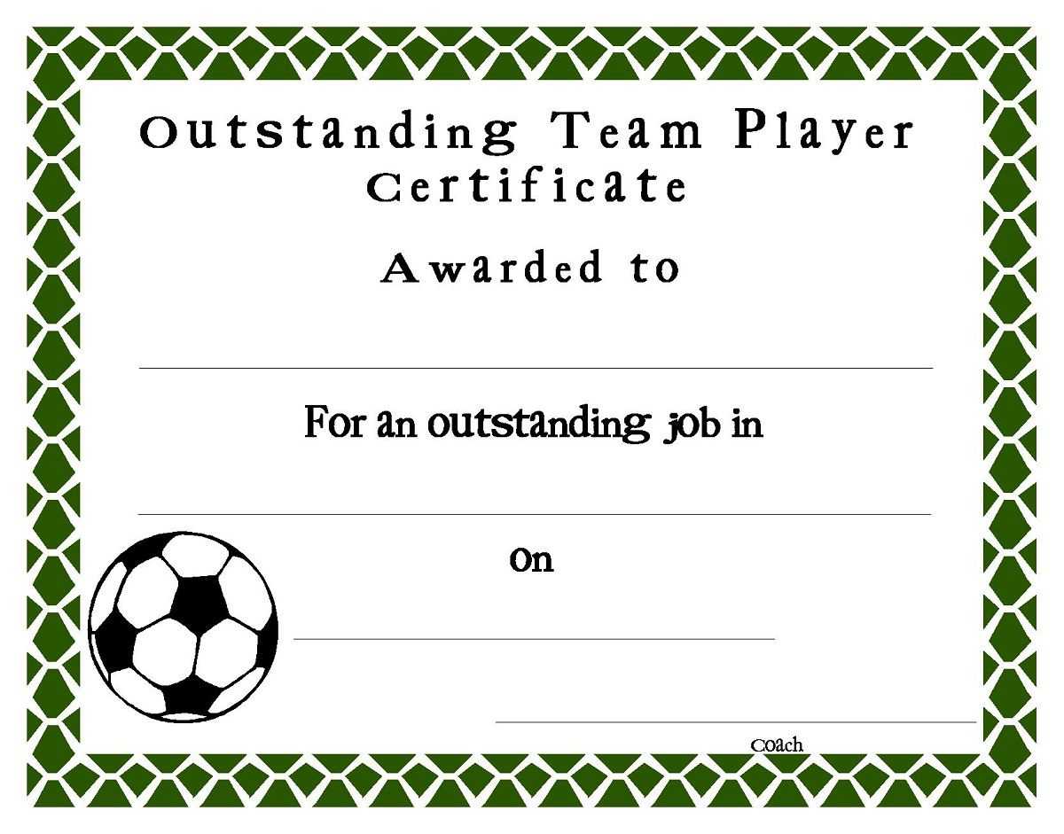Soccer Award Certificates Template | Kiddo Shelter Throughout Football Certificate Template