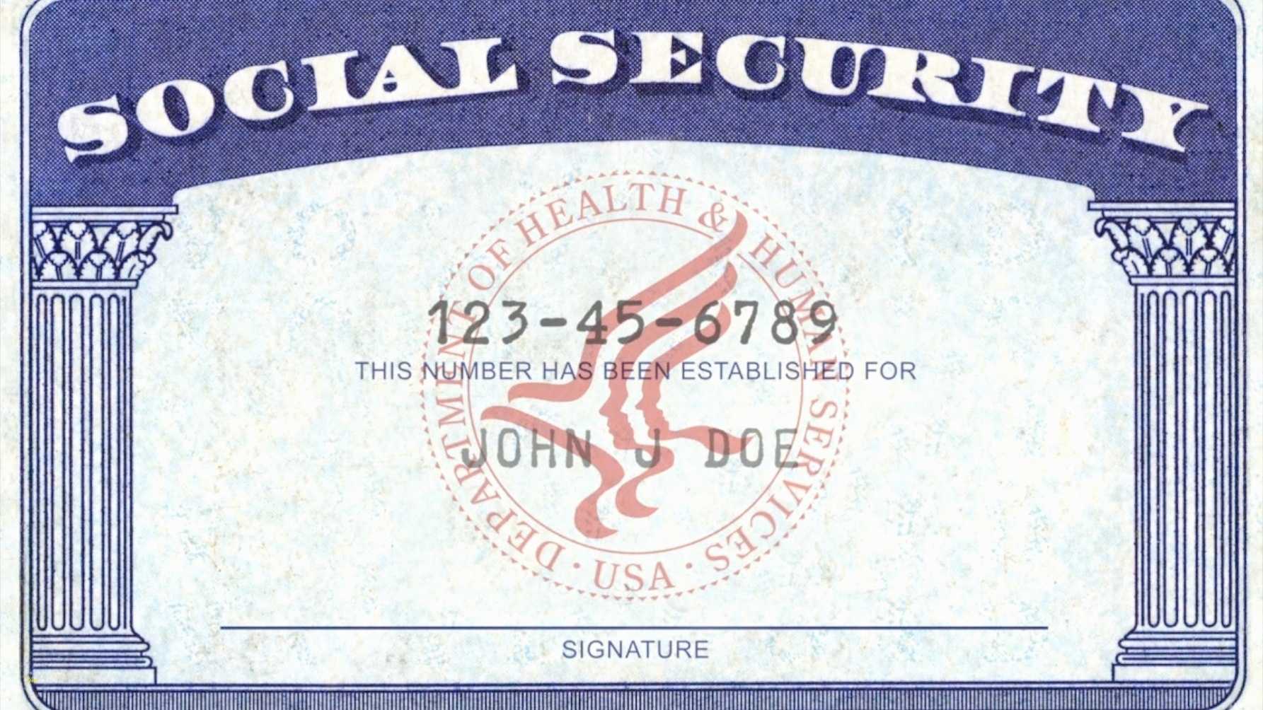 Social Security Card Template Pdf – Atlantaauctionco With Regard To Ssn Card Template