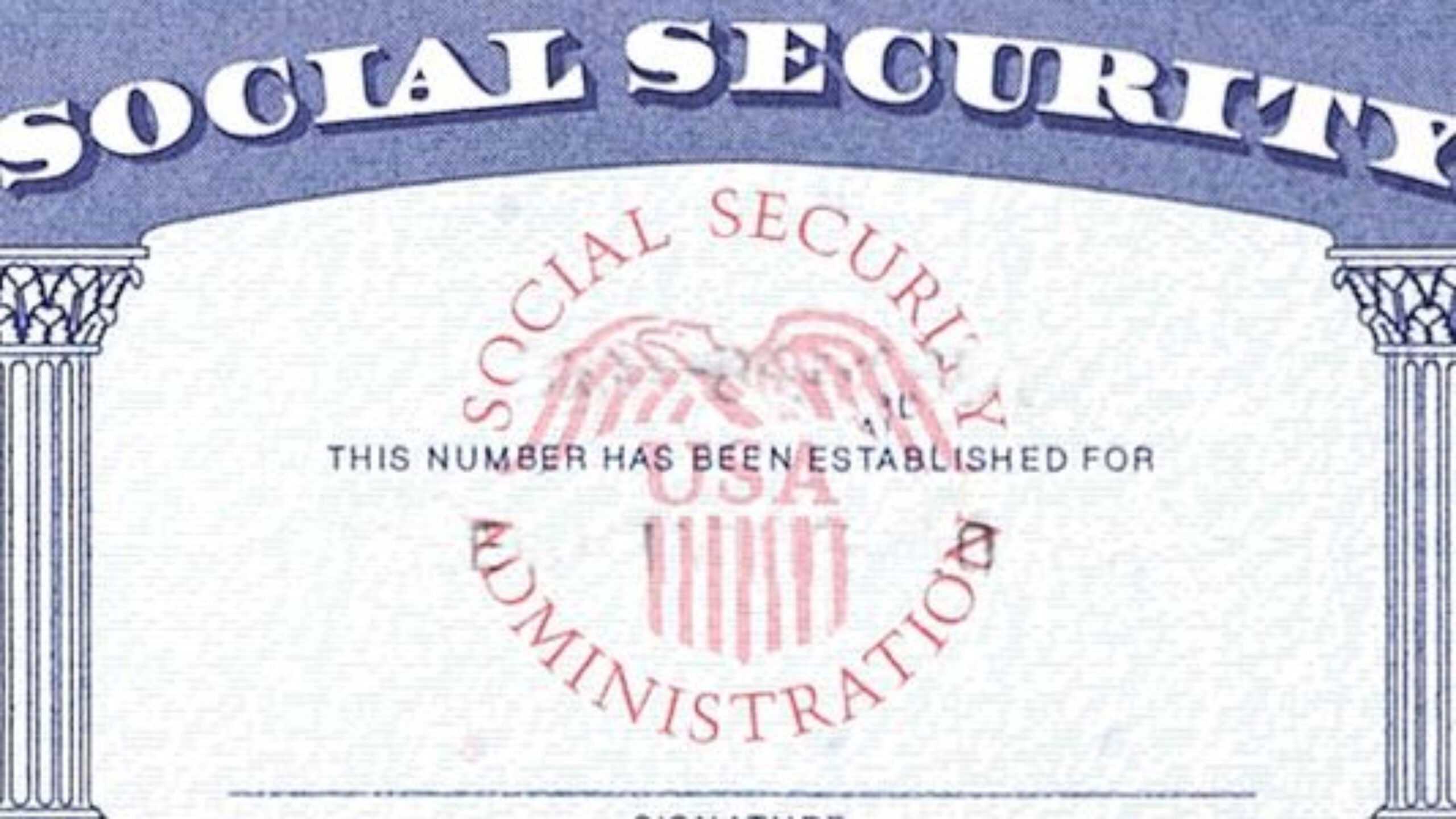 Back Of Social Security Card Template