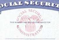 Social Security Card Template Psd - Atlantaauctionco with Social Security Card Template Psd