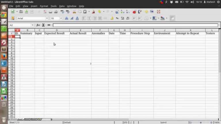 Software Test Report Template Xls