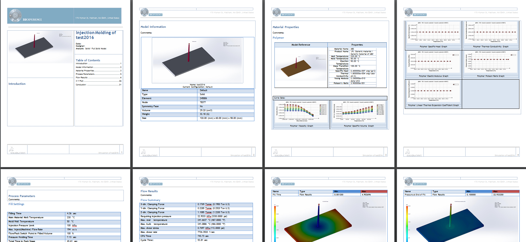 Solver And User Interface Key To Solidworks Plastics Update For Fea Report Template