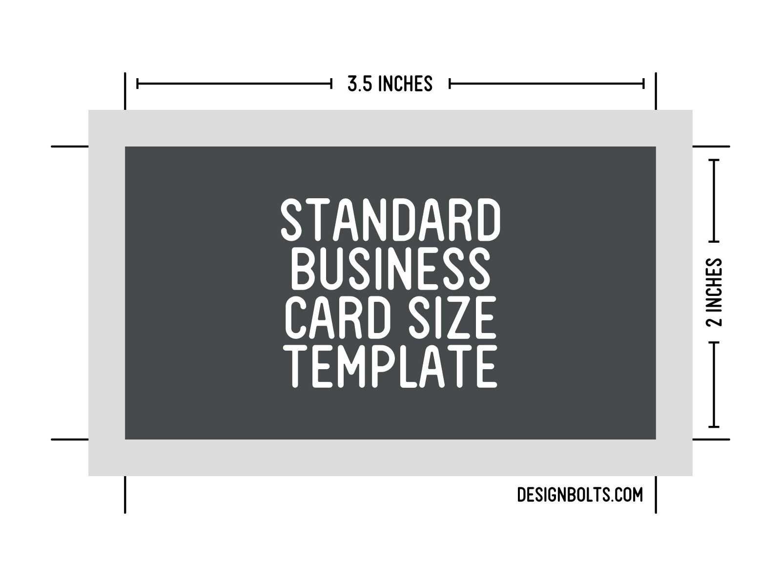 Business Cards Templates Size