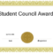 Student Council Award | Templates At Allbusinesstemplates For Free Student Certificate Templates