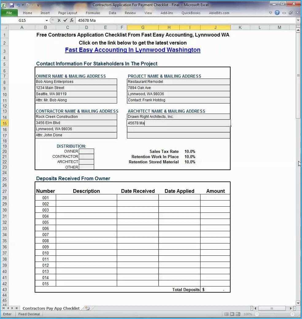 Subcontractor Payment Certificate Template Excel #9967 Inside Construction Payment Certificate Template