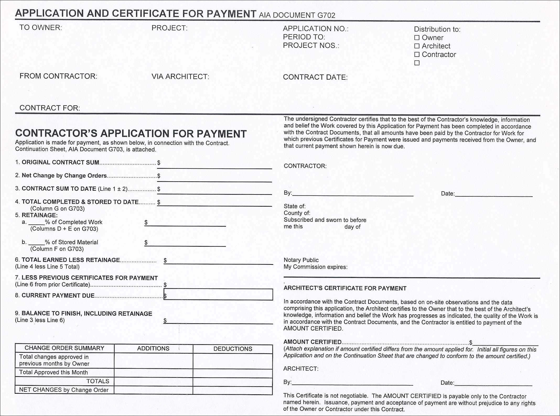 Subcontractor Payment Certificate Template Excel Of 1 On 4 For Certificate Of Payment Template