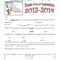 Sunday School Registration Form | Toddler Sunday School With Camp Registration Form Template Word