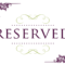 Superb Reserved Signs For Tables | Reserved Wedding Signs Pertaining To Reserved Cards For Tables Templates
