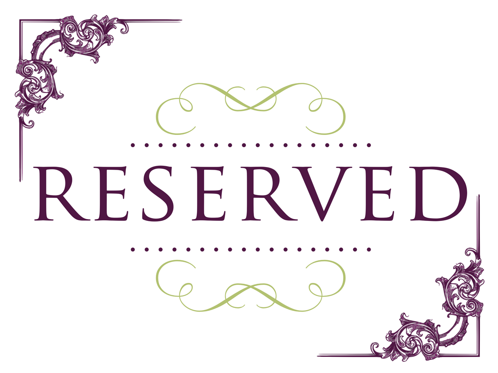 Superb Reserved Signs For Tables | Reserved Wedding Signs Pertaining To Reserved Cards For Tables Templates