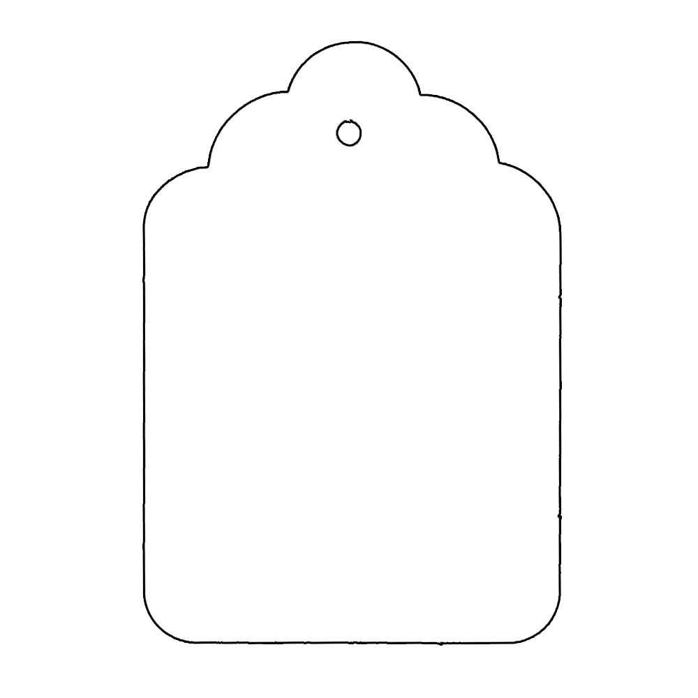 Tag Shape Template | Use These Templates Or Make Your Own Inside Blank Luggage Tag Template