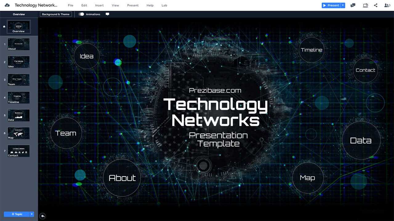 Tech Template Magdalene Project Within High Tech Powerpoint Template