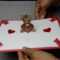 Teddy Bear Pop Up Card: Tutorial Pertaining To 3D Heart Pop Up Card Template Pdf