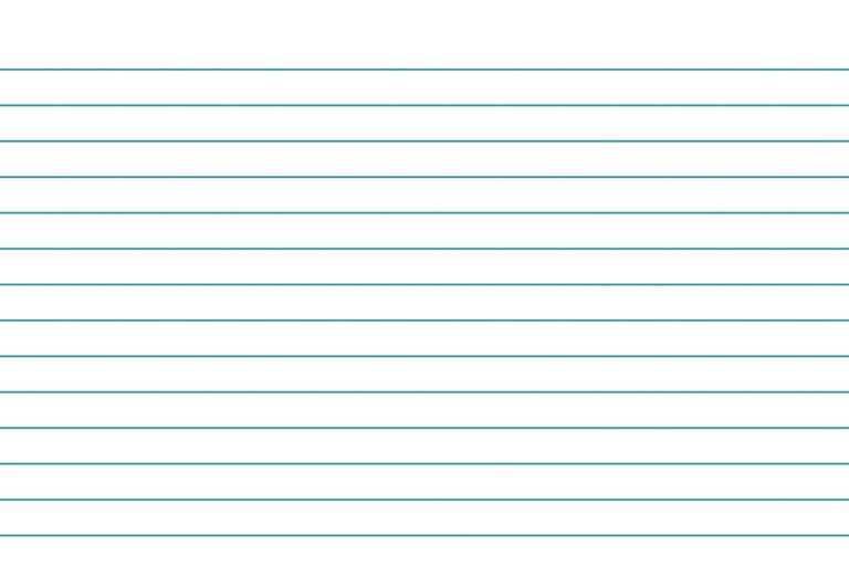 Blank Index Card Template