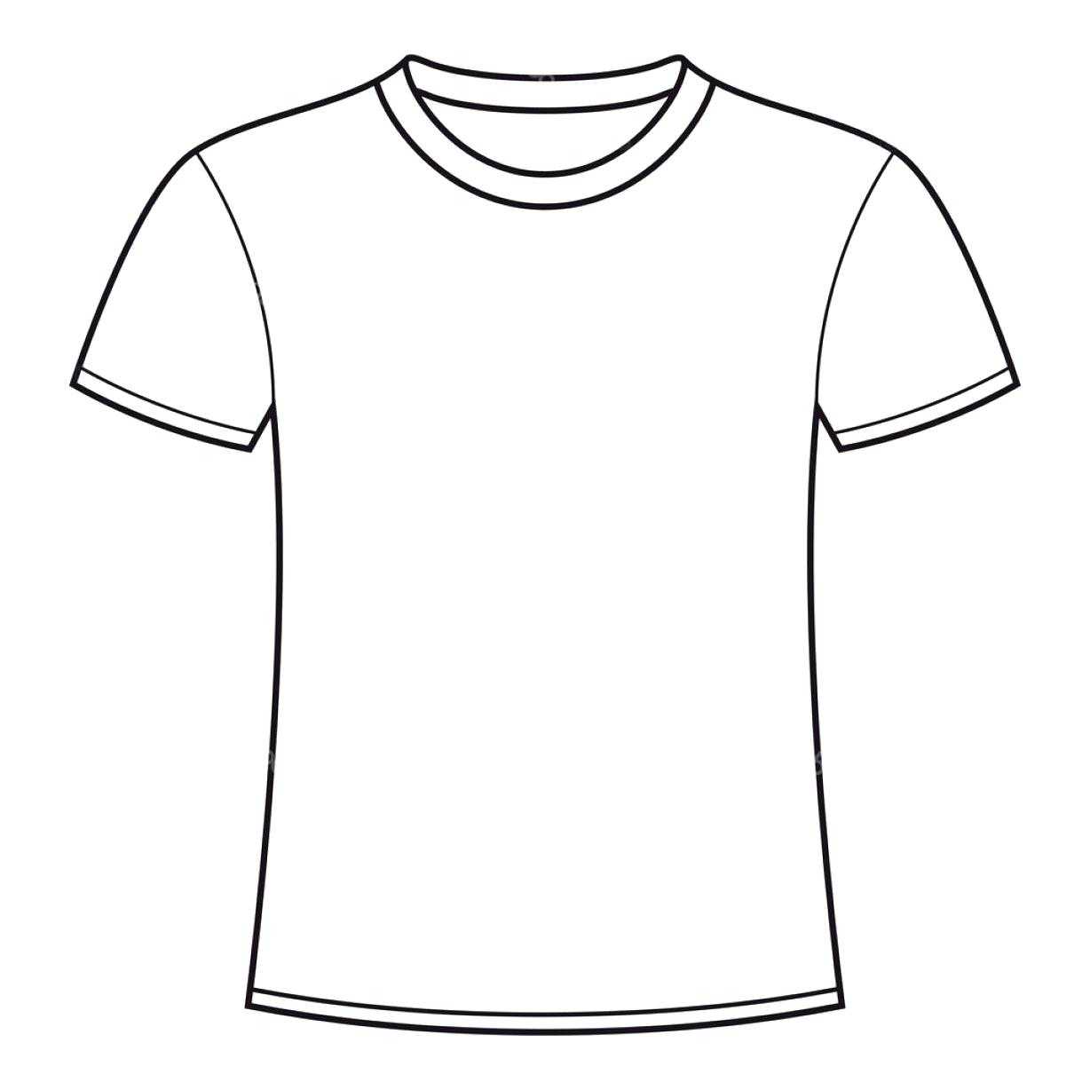 Template Blank Vector Tee Shirts T Shirt Template Printable Inside