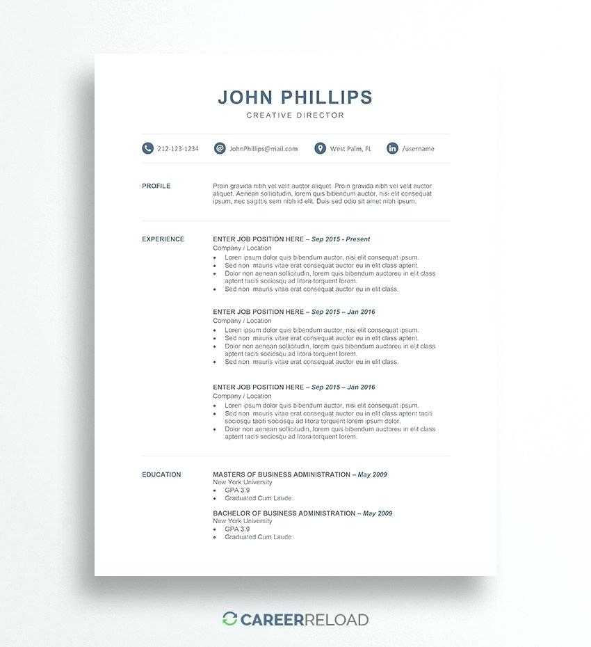 Template: Download Free Resume Templates Resources For Job With Regard To Free Resume Template Microsoft Word