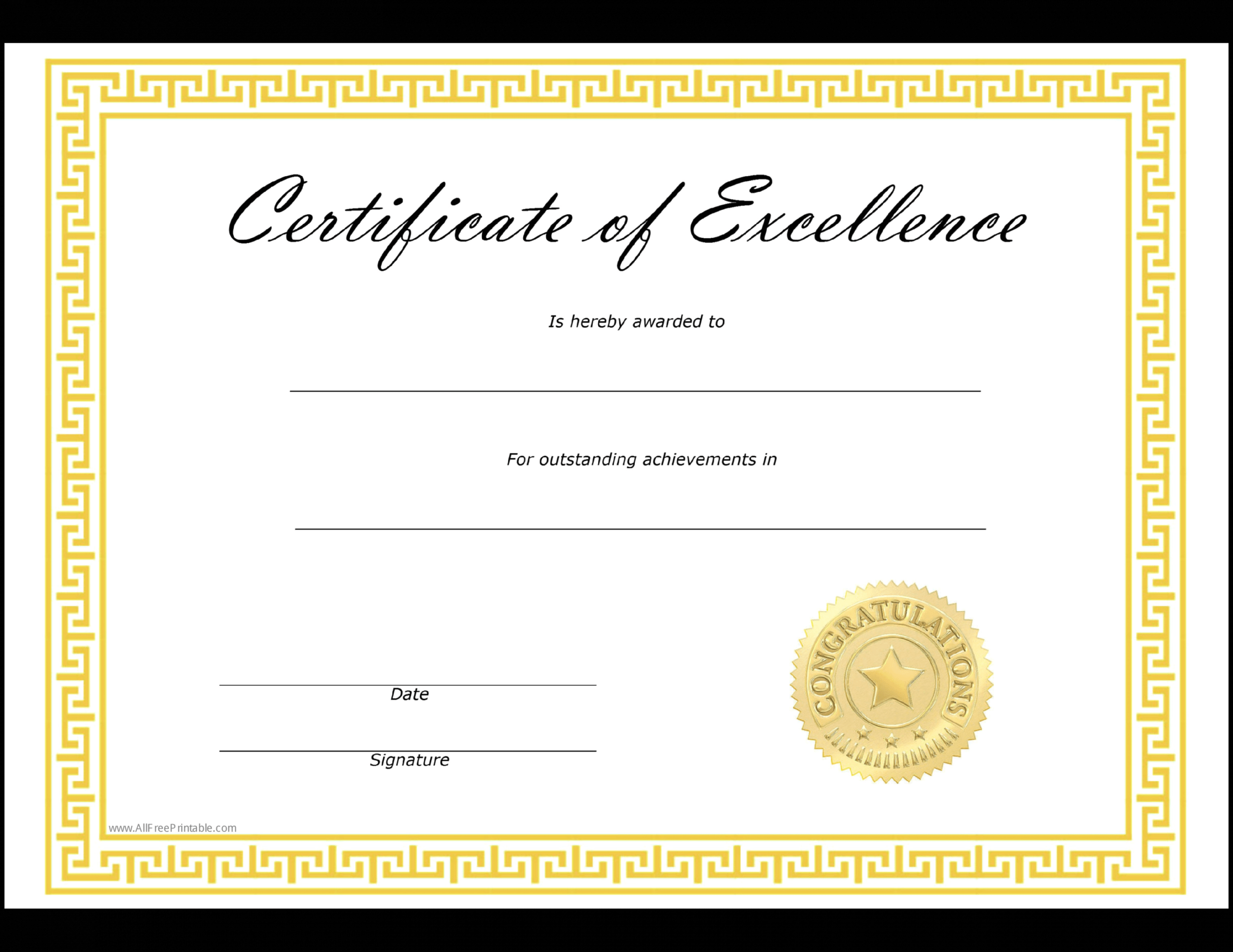 Blank Printable Ged Certificate