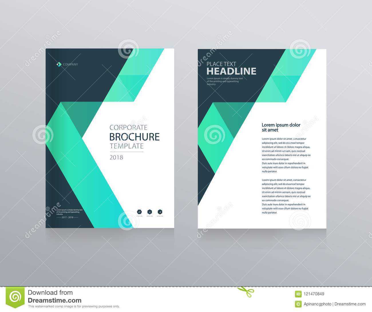 Template Layout Design With Cover Page For Company Profile Inside Cover Page For Annual Report Template