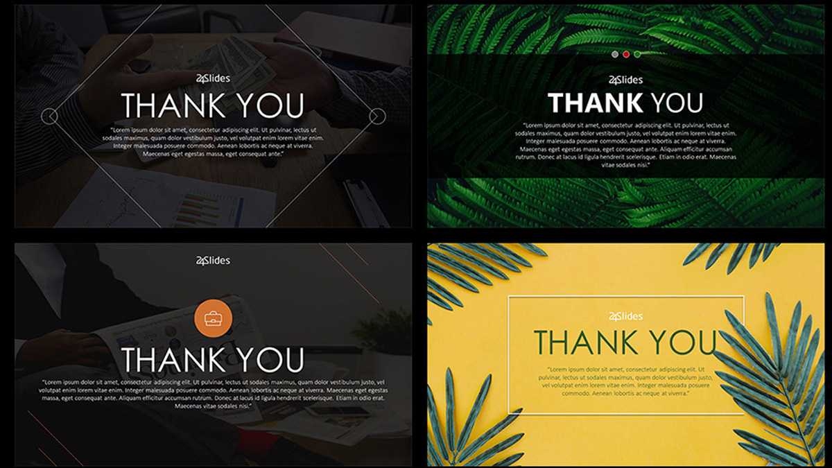 Thank You Slide Free Powerpoint Template Inside Powerpoint Thank You Card Template