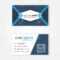 The Blue Business Card Template. Card For Providing Personal.. Regarding Company Business Cards Templates