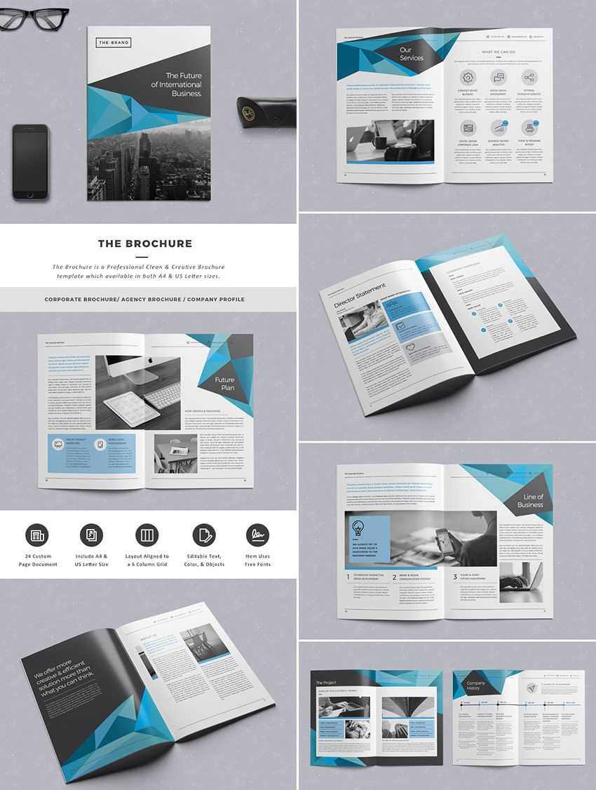 The Brochure – Indd Print Template | Brochure Template For Brochure Templates Free Download Indesign