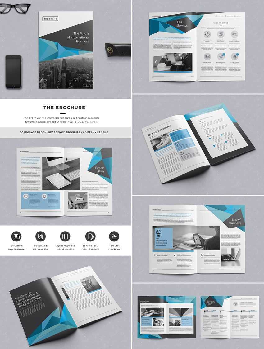 The Brochure – Indd Print Template | Brochure Template Regarding Product Brochure Template Free