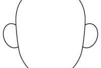 The Following Blank Face Templates Can Be Use For A Variety in Blank Face Template Preschool