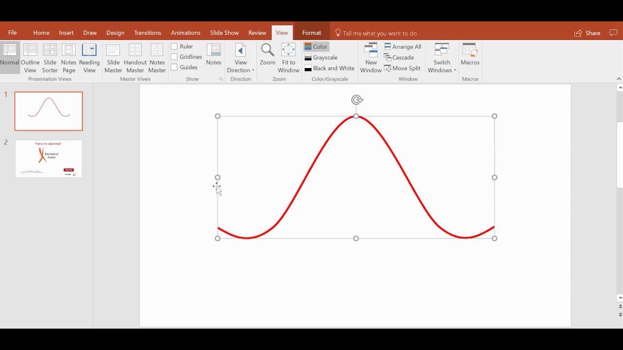 The Quickest Way To Draw A Sine Wave, Bell Curve, Or Any Curve Using  Powerpoint Intended For Powerpoint Bell Curve Template