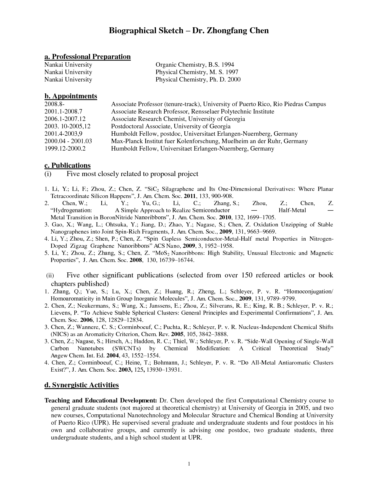 Thebrownfaminaz: Biographical Sketch Template Word Pertaining To Nih Biosketch Template Word