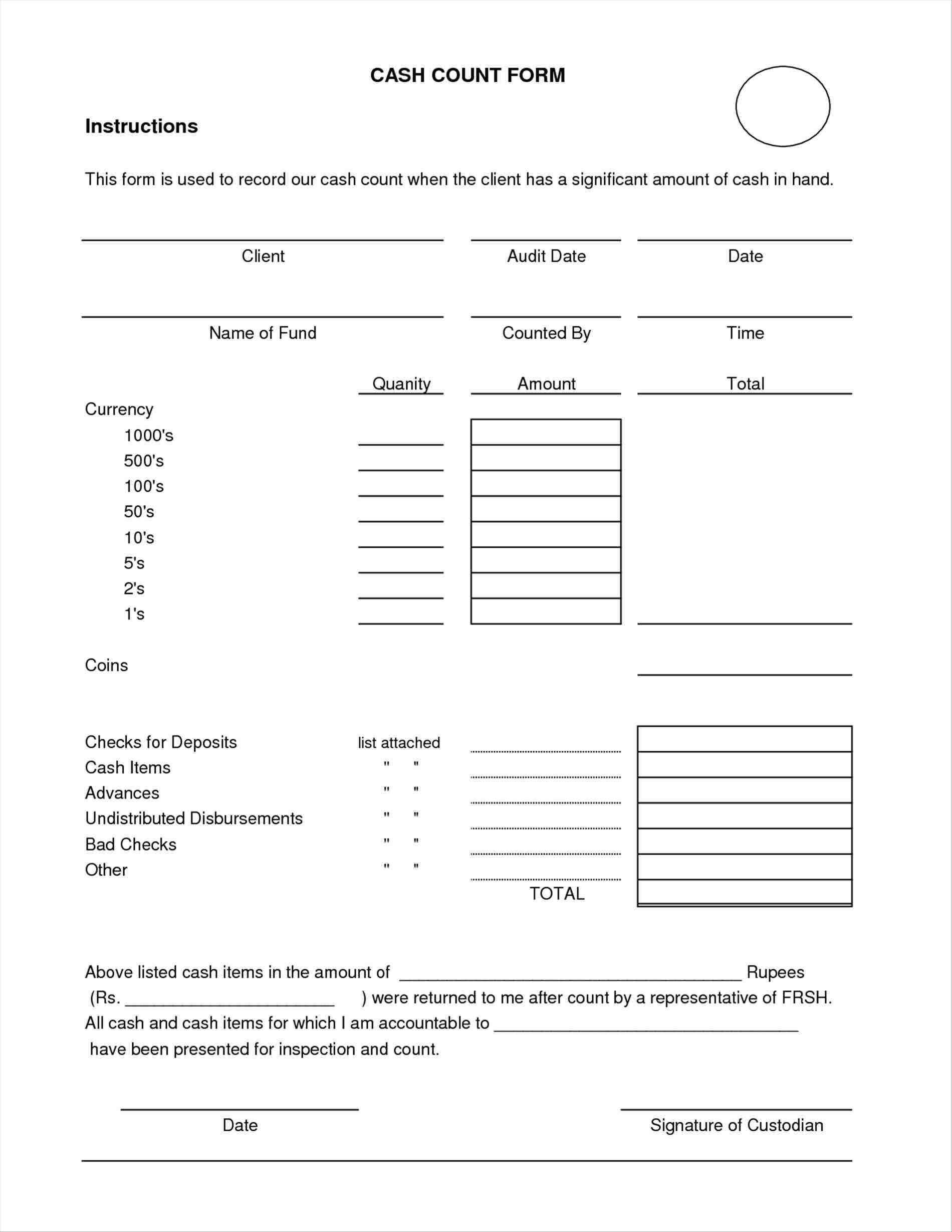 Till Reconciliation Sheet Template Uk End Of Day Out Inside End Of Day Cash Register Report Template