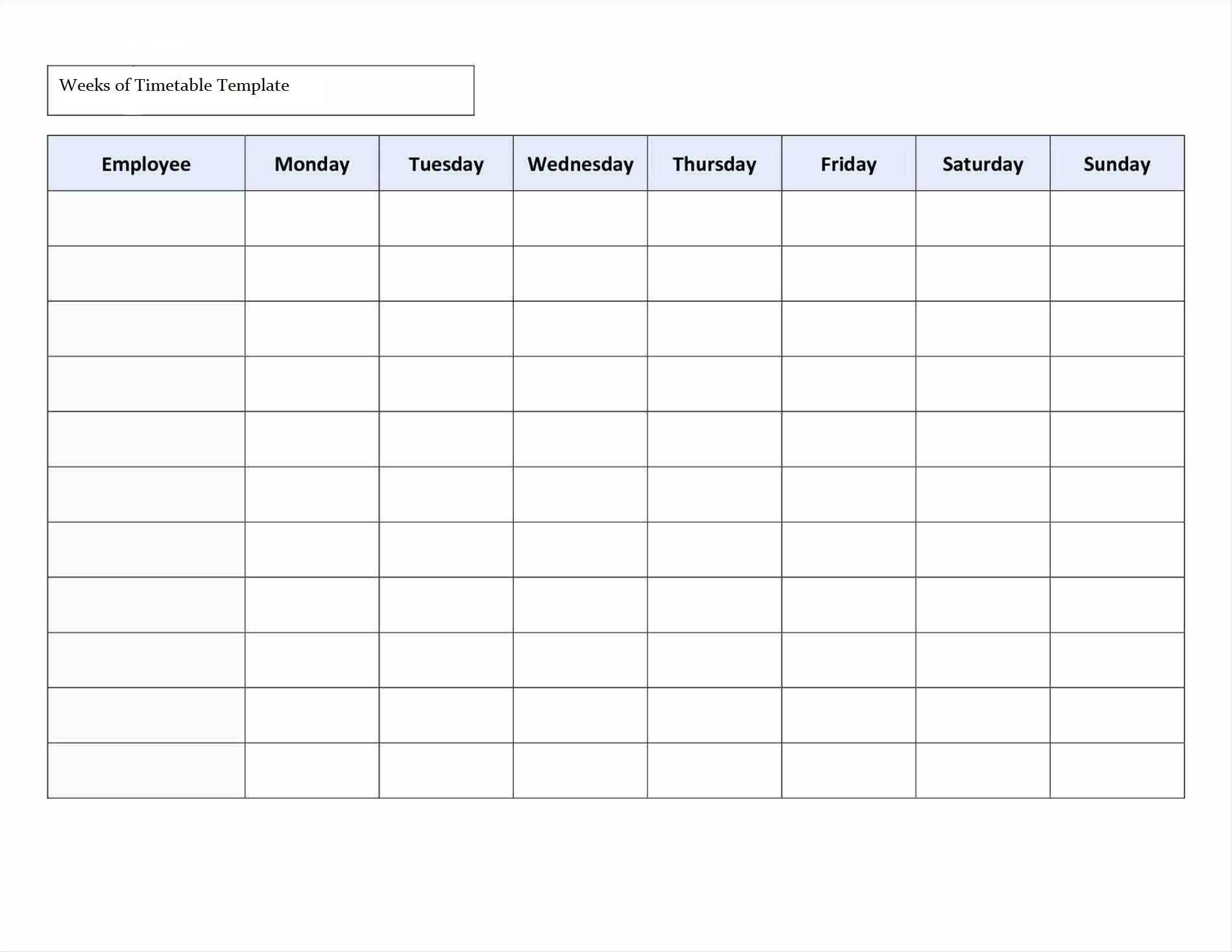 Timetable Template #dailytimetabletemplate | Cleaning Regarding Blank Revision Timetable Template