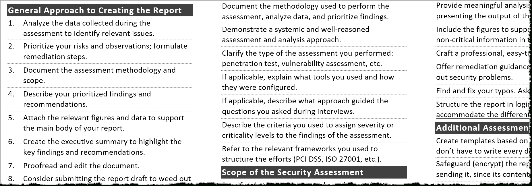 Tips For Creating A Strong Cybersecurity Assessment Report Inside Pci Dss Gap Analysis Report Template