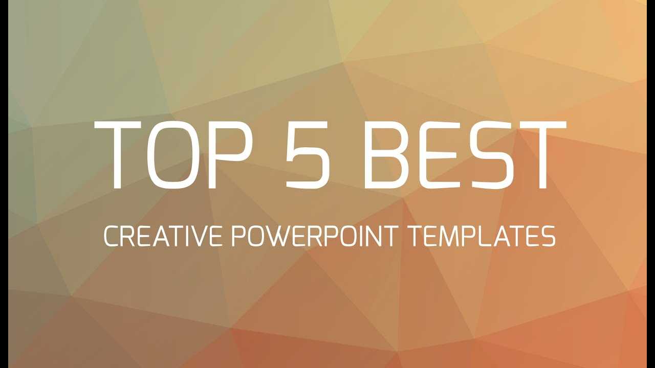 Top 5 Best Creative Powerpoint Templates Regarding Fancy Powerpoint Templates