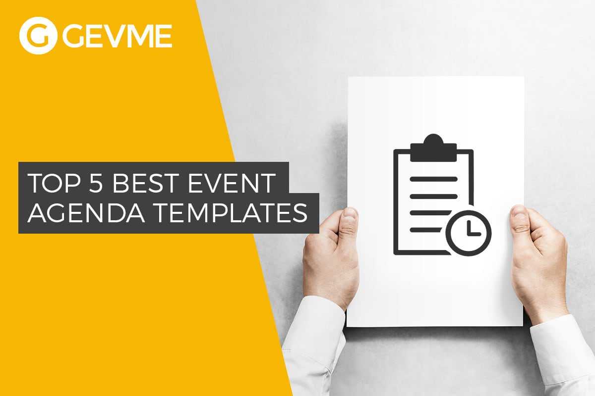 Top 5 Best Event Agenda Templates With Regard To Event Agenda Template Word