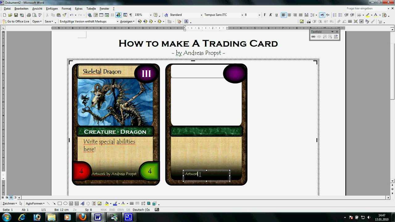 Trading Card Template Word | Template Business In Baseball Card Template Word