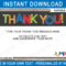 Trampoline Party Thank You Cards Template – Boys Pertaining To Soccer Thank You Card Template