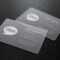 Translucent Business Cards Mockup | Business Card Mock Up In Transparent Business Cards Template