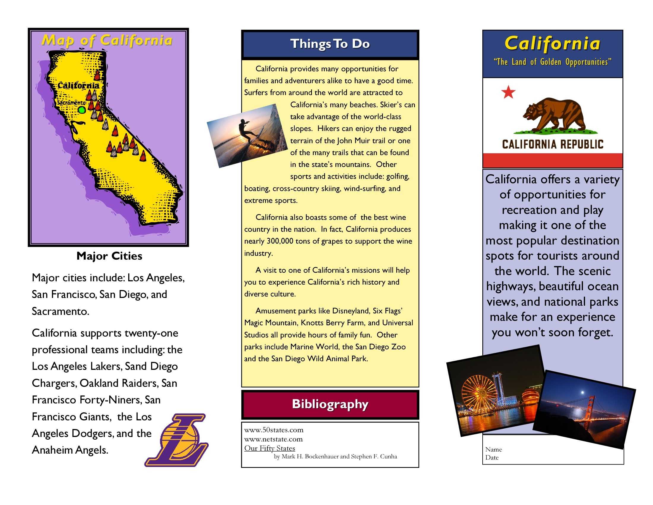 Travel Brochure Examples For Students | Theveliger Intended For Travel Brochure Template For Students