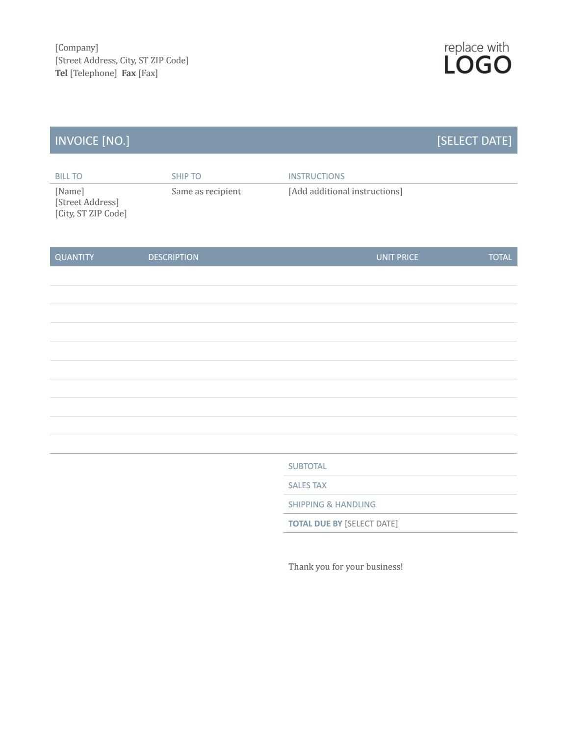Travel Expenses Quotation Template | Invoice Template Word For Web Design Invoice Template Word