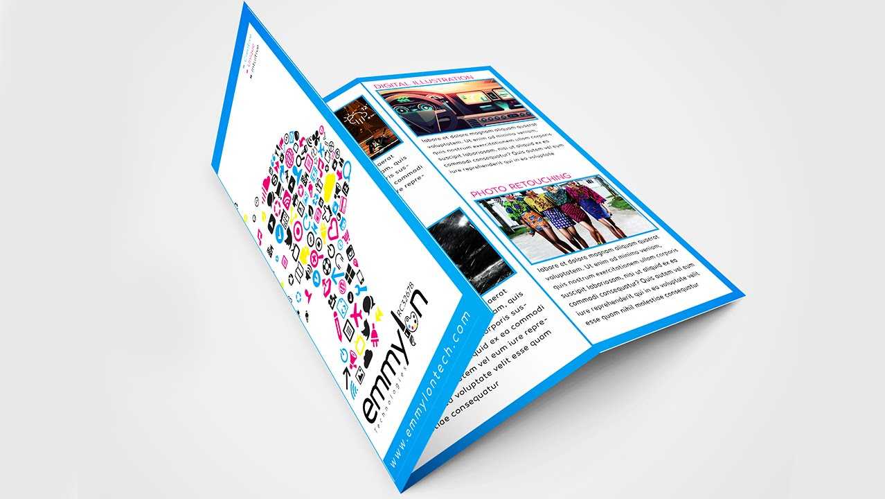 Tri Fold Brochure Design Layout | Adobe Illustrator (#speedart) For Brochure Templates Adobe Illustrator