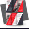 Tri Fold Red Brochure Design Template Pertaining To Free Three Fold Brochure Template