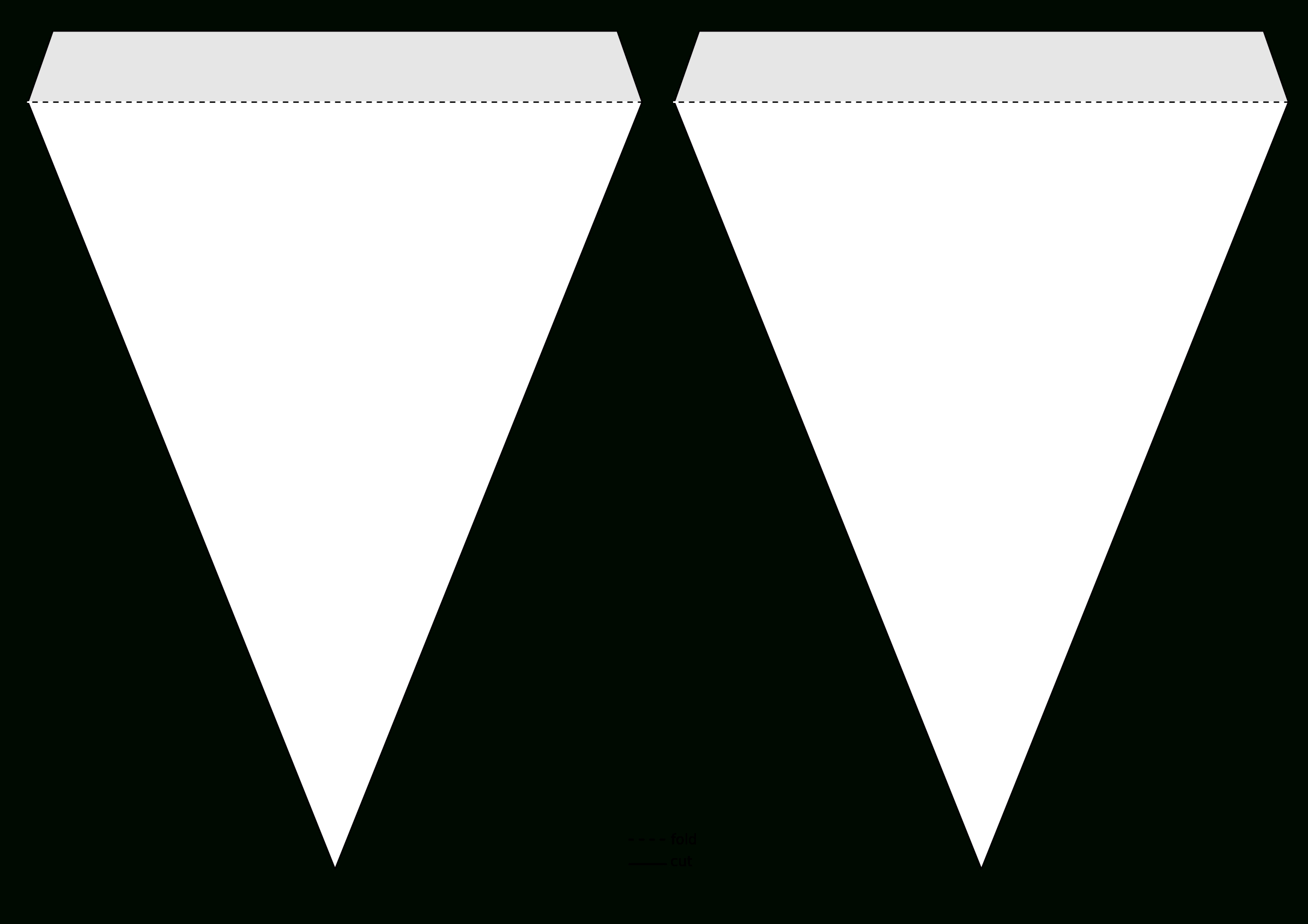 Triangle Pennant Banner Template@grafixgrrl, This Is A For Triangle Pennant Banner Template