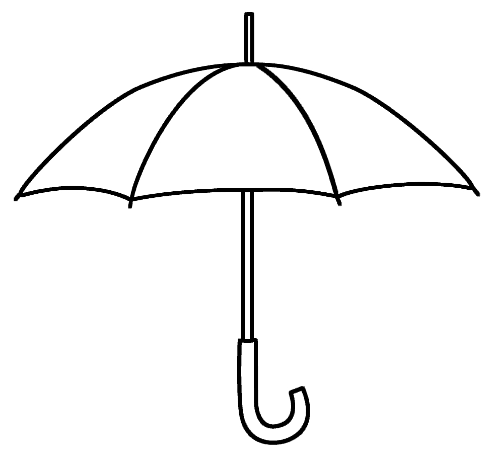 Umbrella Coloring Pages | Umbrella Coloring Page, Beach With Regard To Blank Umbrella Template