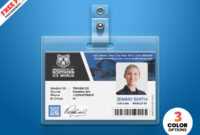 University Student Identity Card Psdpsd Freebies On Dribbble throughout College Id Card Template Psd