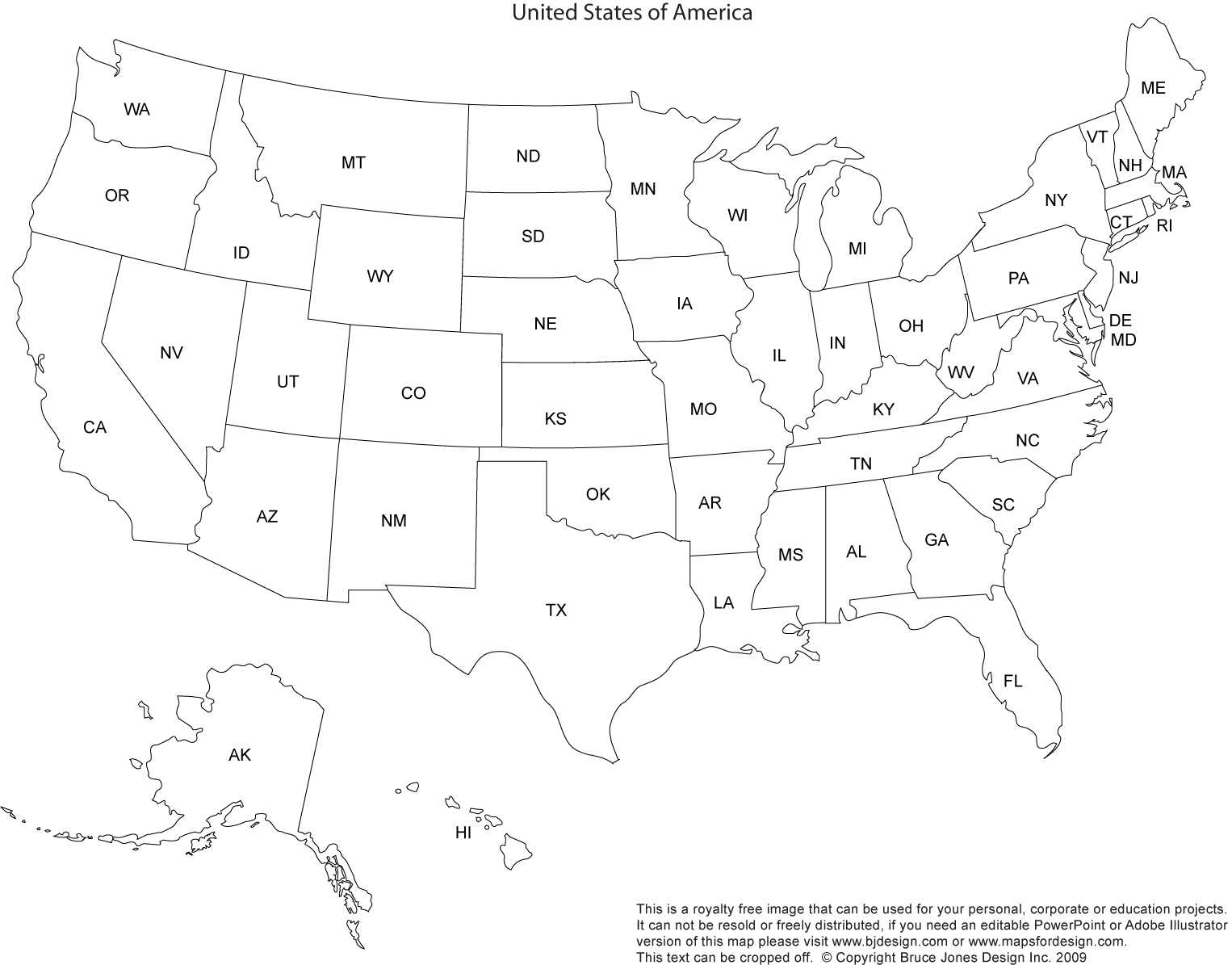 Us And Canada Printable, Blank Maps, Royalty Free • Clip Art Intended For Blank Template Of The United States