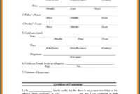 Uscis Birth Certificate Translation Template #10036 for Birth Certificate Translation Template Uscis