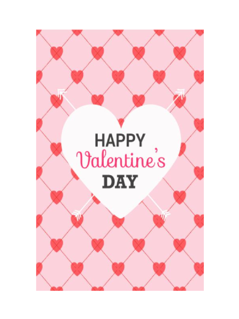 Valentine's Day Card Template – 5 Free Templates In Pdf Regarding Valentine Card Template Word