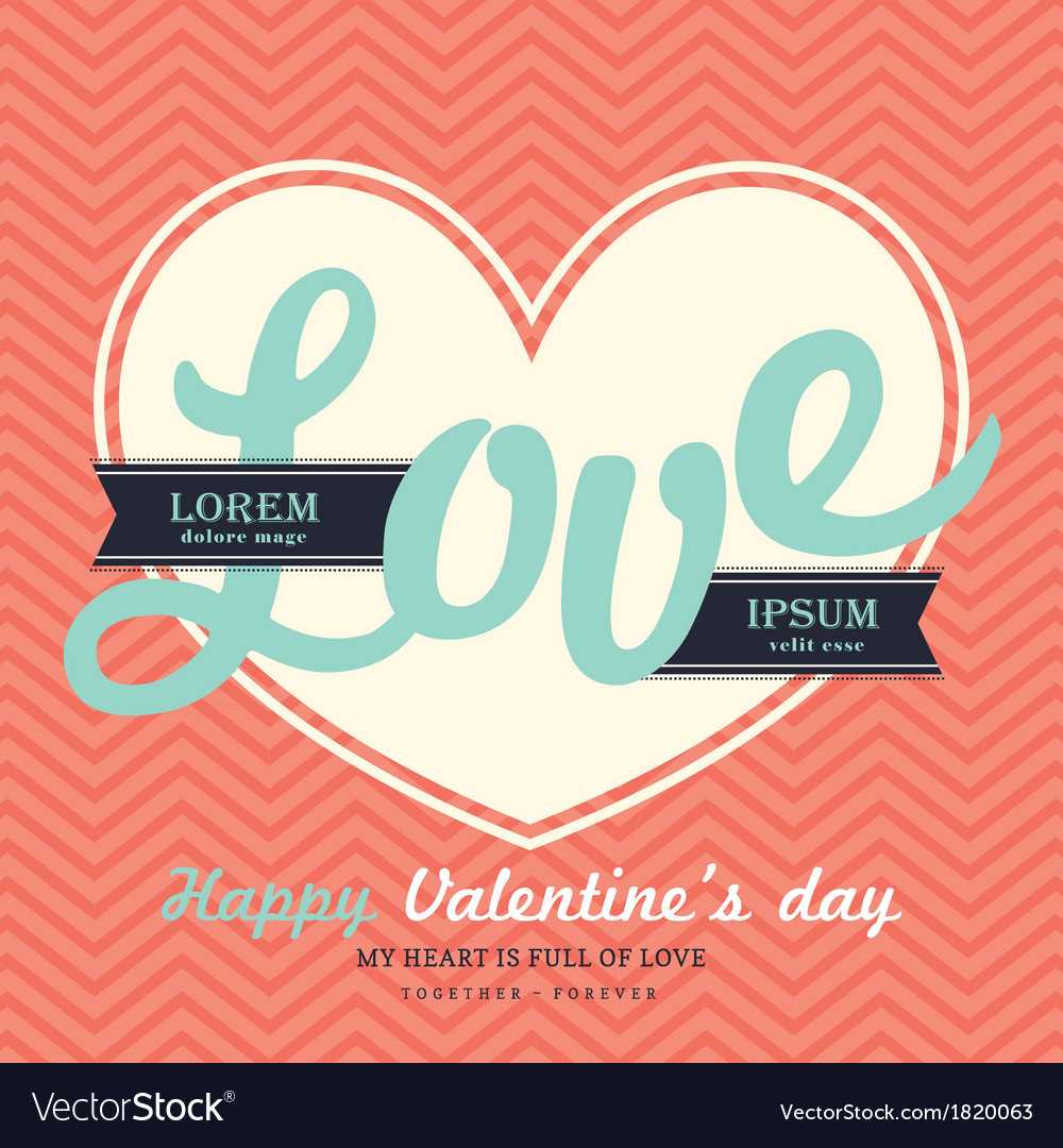 Valentines Day Invitation Card Template Love Word For Valentine Card Template Word