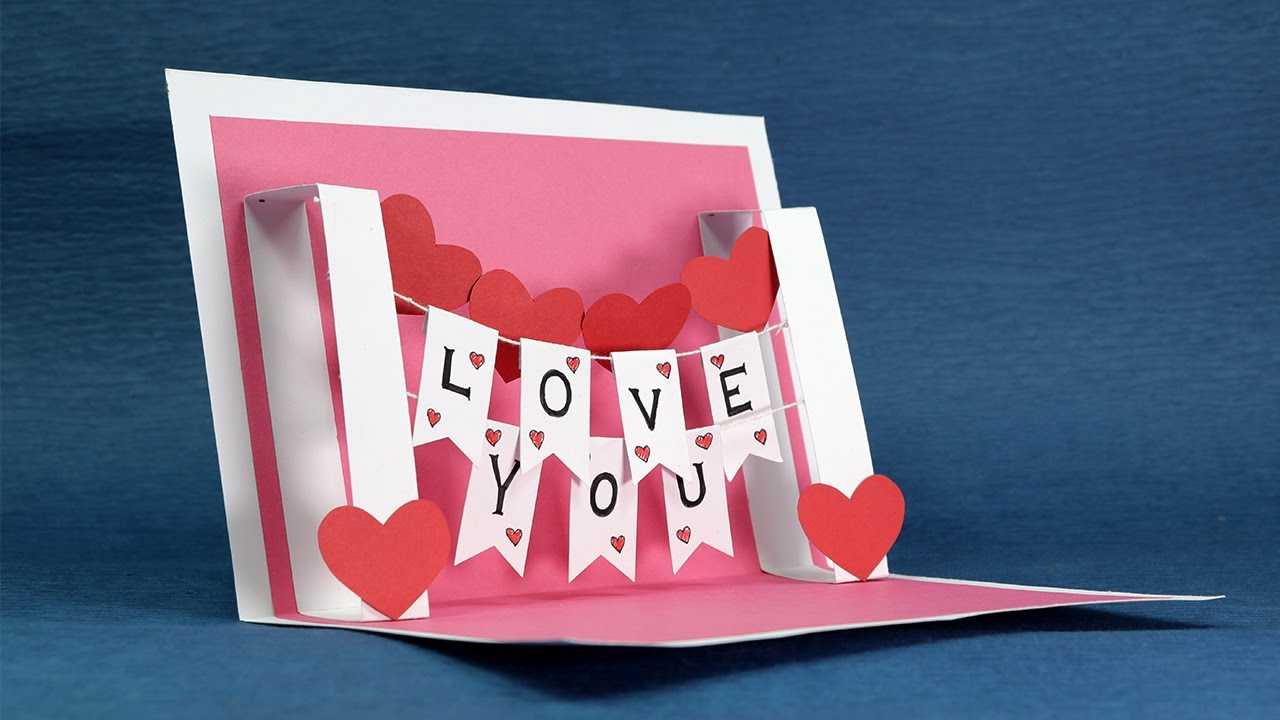 Valentine's Day Pop Up Templates - Do It Yourself Pop Up Pertaining To I Love You Pop Up Card Template