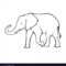 Vector Cute Elephant Stencil | Handandbeak Inside Blank Elephant Template